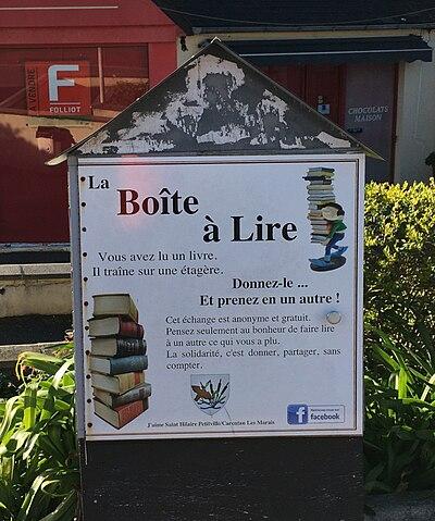 image de la boîte à livres