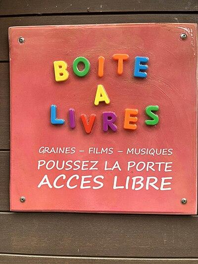 image de la boîte à livres